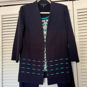 COPY - Ming Wang 3 Piece Set Medium Navy Blue